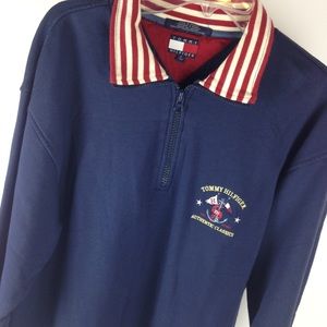 Tommy Hilfiger classics 1/4 zip sweatshirt vtg